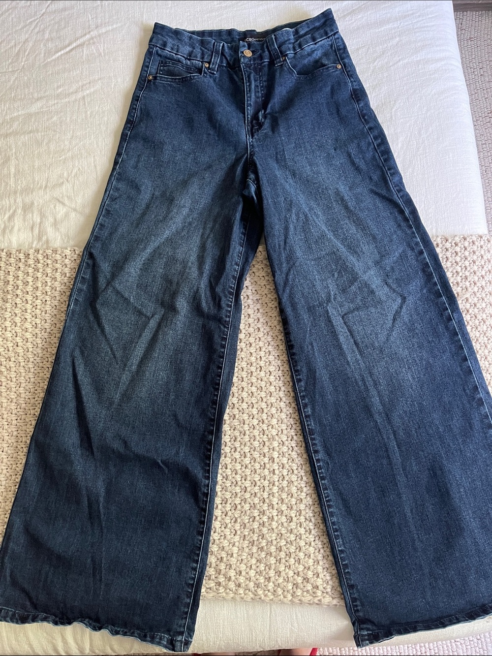 BCBG high rise denim/trouser
